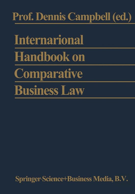 Law and Criminology (R0) - International Handbook on Compara ... - cover