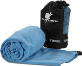 Wolf Camper handdoek blauw