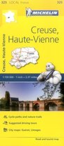 Creuse Haute Vienne Map