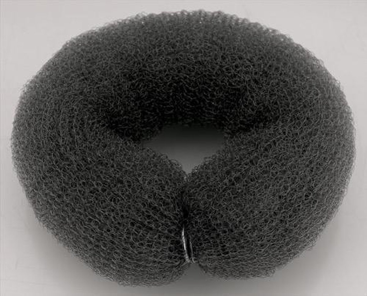 Knotrol met drukknoop zwart 18cm