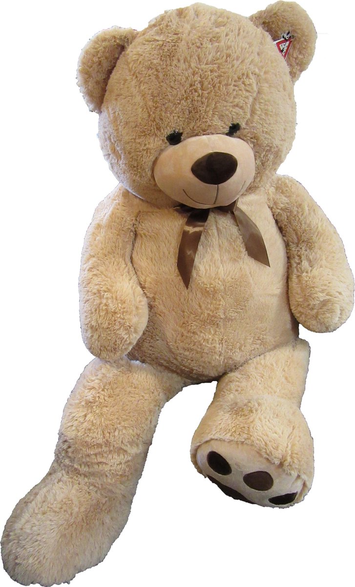 Beer mega groot pluche XXL 140 cm - Knuffel - Teddybeer