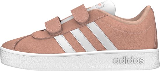 adidas Vl Court 2.0 Cmf I Meisjes Sneakers - Glow Pink/White/Grey Two - Maat  22 | bol.com
