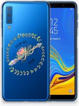 Geschikt voor Samsung Galaxy A7 (2018) TPU Hoesje Boho Dreams