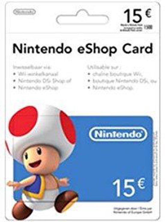 Eerbetoon AIDS weer Nintendo tegoedkaart - 15 euro | bol.com