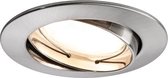 Paulmann Inbouwspot LED Coin 7W dim geb. staal 93963