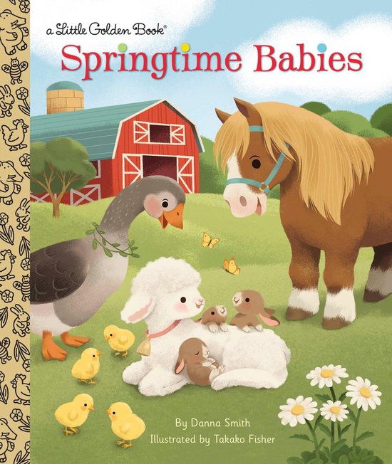 Little Golden Book - Springtime Babies - cover