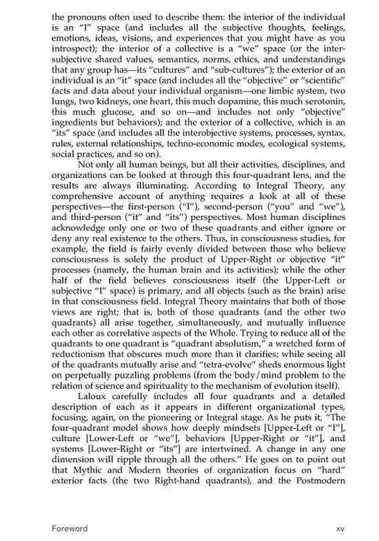 Reinventing Organizations