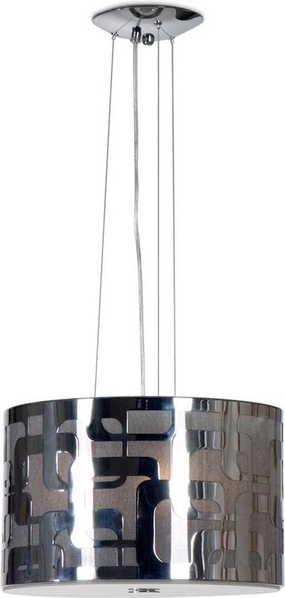 Hanglamp Sixti - chroom - Ø40cm 3x60w E14