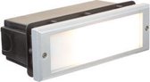 Buiten inbouw wandlamp zilver 230v - Victoria