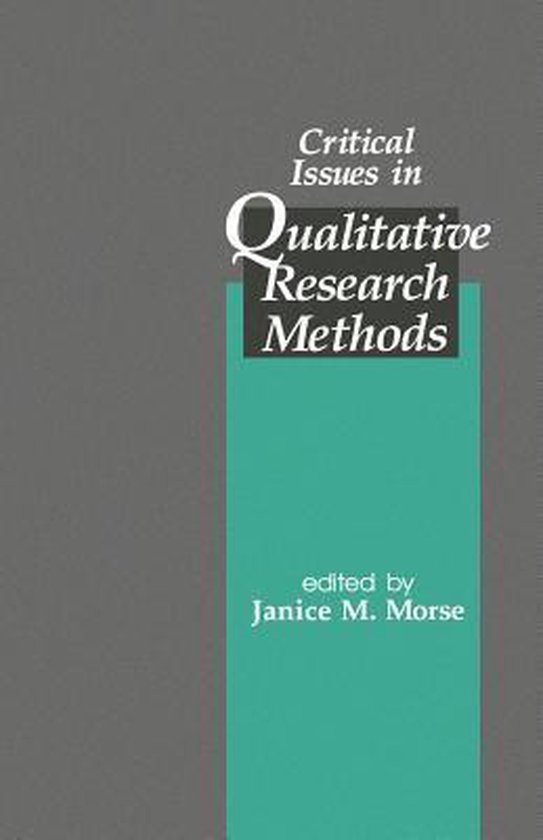 critical issues in qualitative research methods
