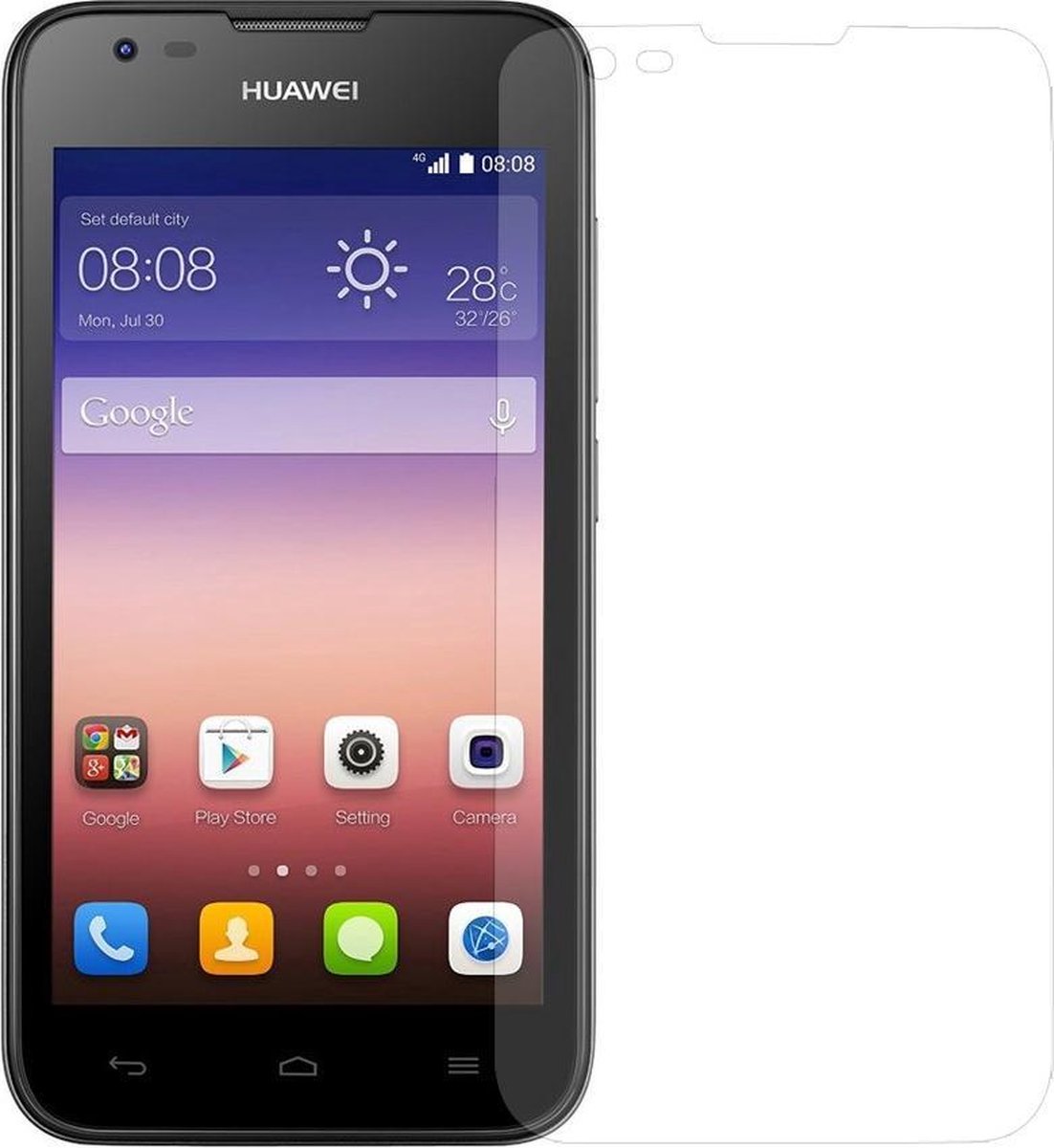Heerlijk Aanleg Implementeren Huawei Ascend Y550 Glas Screenprotector | bol.com