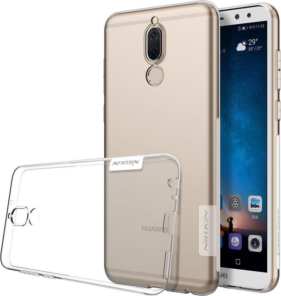 Nillkin Nature TPU Case voor de Huawei Mate 10 Lite - Clear