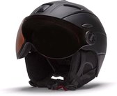 Skihelm met vizier zwart M - Verstelbaar - Hoofdomtrek 58-61 cm