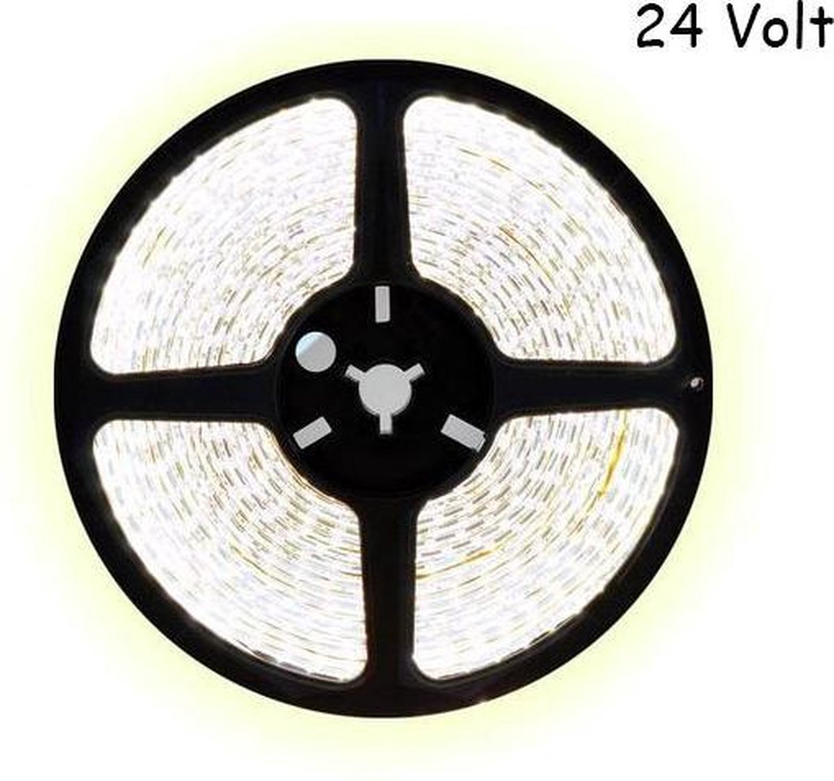 5 meter neutraal wit led strip - 60Leds/m - 24V