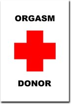 Poster - Orgasm donor