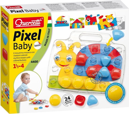 Mozaïek - Pixel baby - 32 Pinnen - Vanaf 18 maanden | bol.com