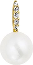The Jewelry Collection Hanger Parel En Diamant 0.05ct H Si - Goud