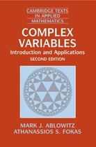 Cambridge Texts in Applied Mathematics 35 -  Complex Variables