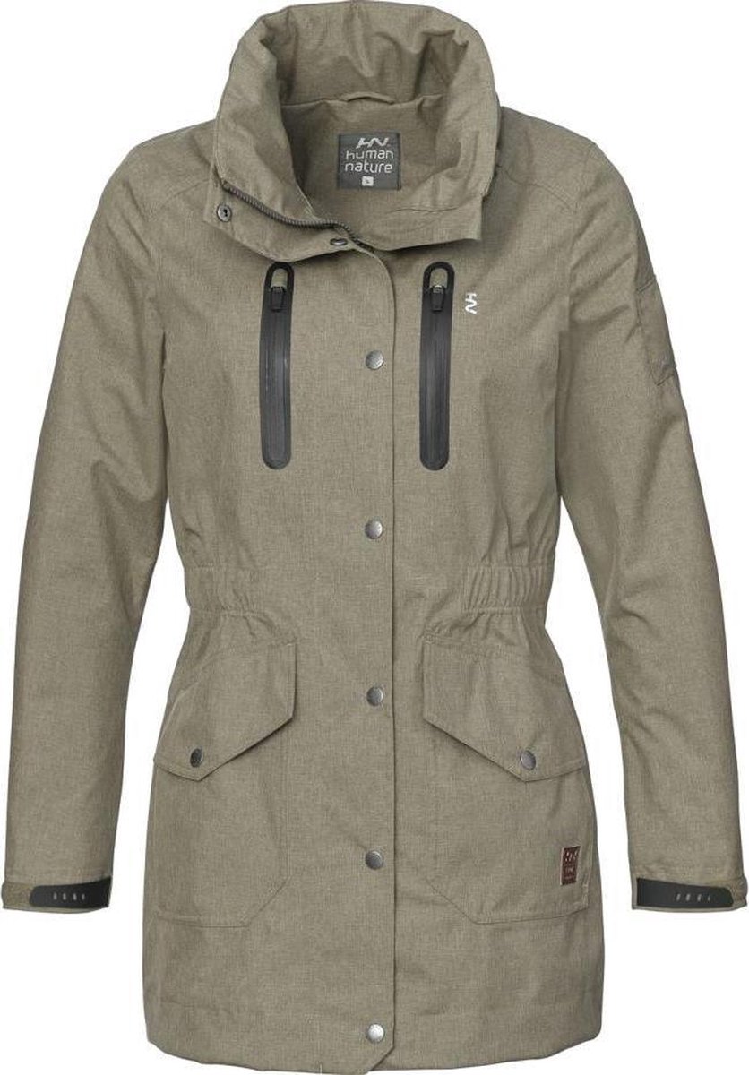Human Nature ANWB Lady Tyra Parka Dames Maat XXXL Kaki bol
