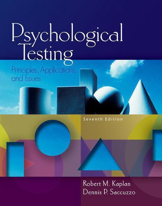 Psychological Testing - cover