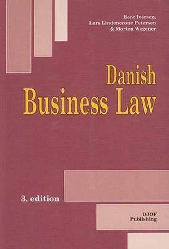 Danish Business Law 9788757410549 Bent Iversen Boeken