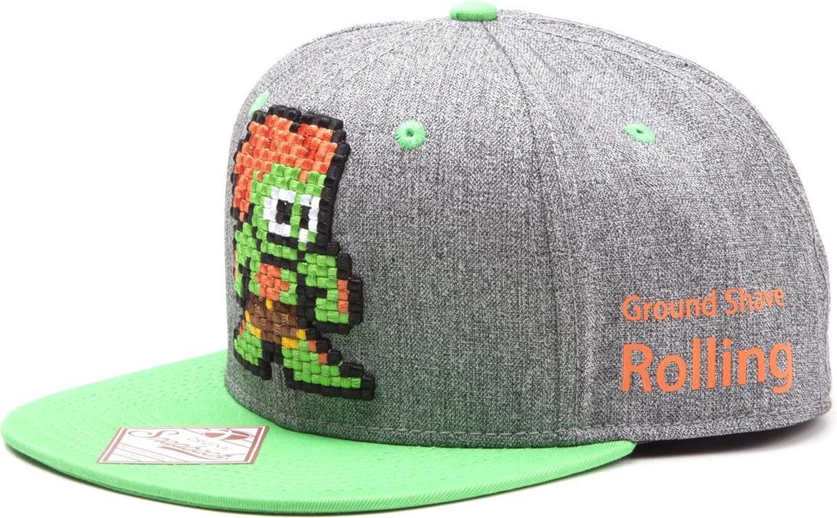 Officieel gelicenseerd - Streetfighter - Snapback pet - retro Blanka - Unisex