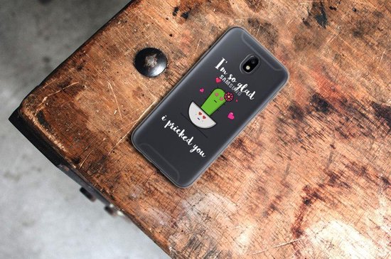 Silicone Gel Case pour Samsung Galaxy J7 2017 | J7 Pro Coque Cactus Glad