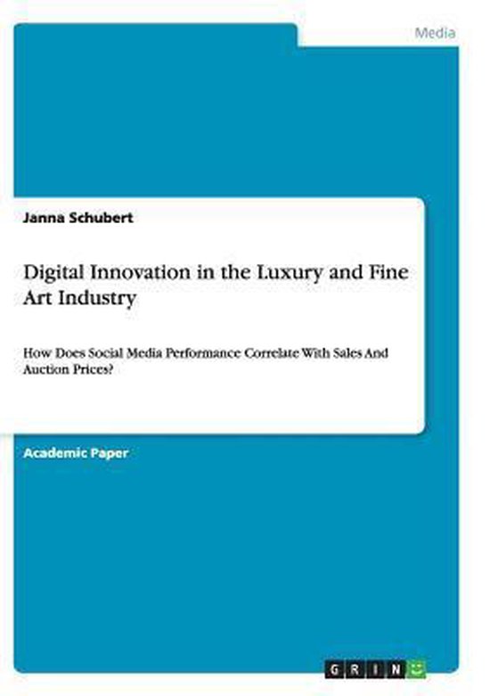 Digital Innovation in the Luxury and Fine Art Industry - cover