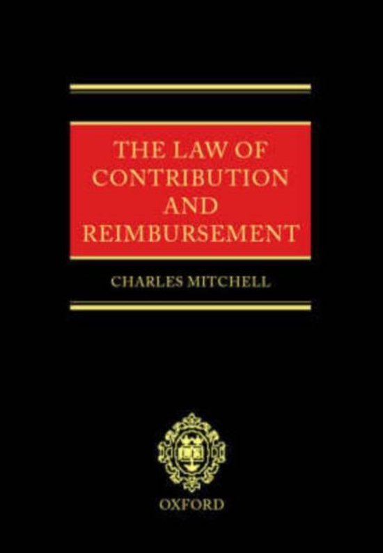 The Law of Contribution and Reimbursement - cover