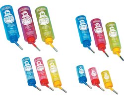 Beeztees Kooiaccessoire Classic fles konijn colortone 600ml