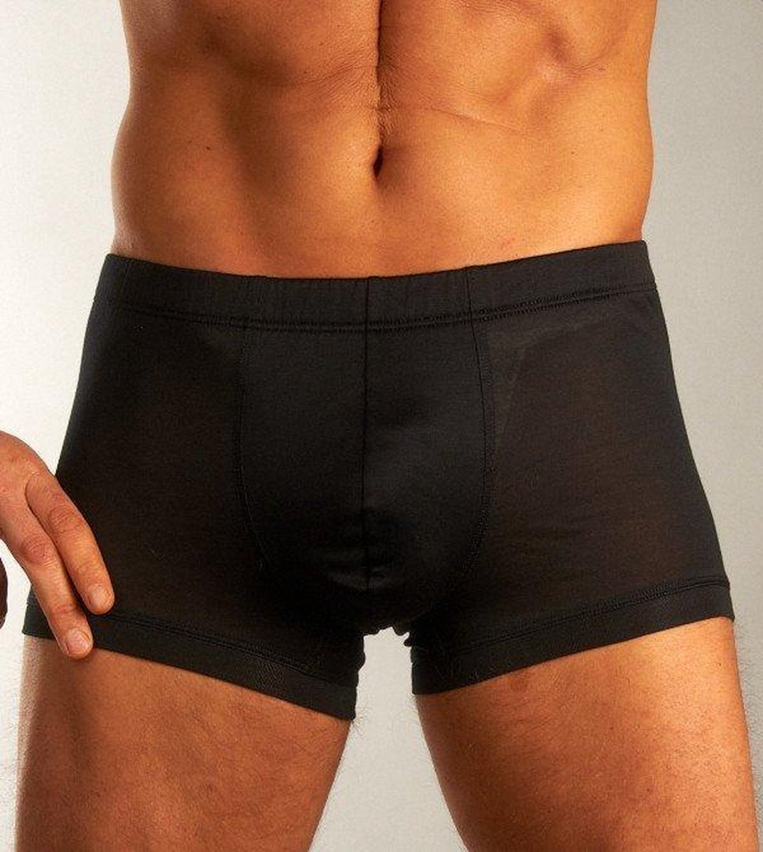 Hanro Cotton Sporty Korte short - Noir - 073503-0199 - L