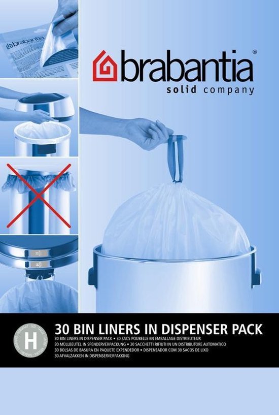Brabantia Perfect Fit Afvalzakken 30 stuks 4050liter