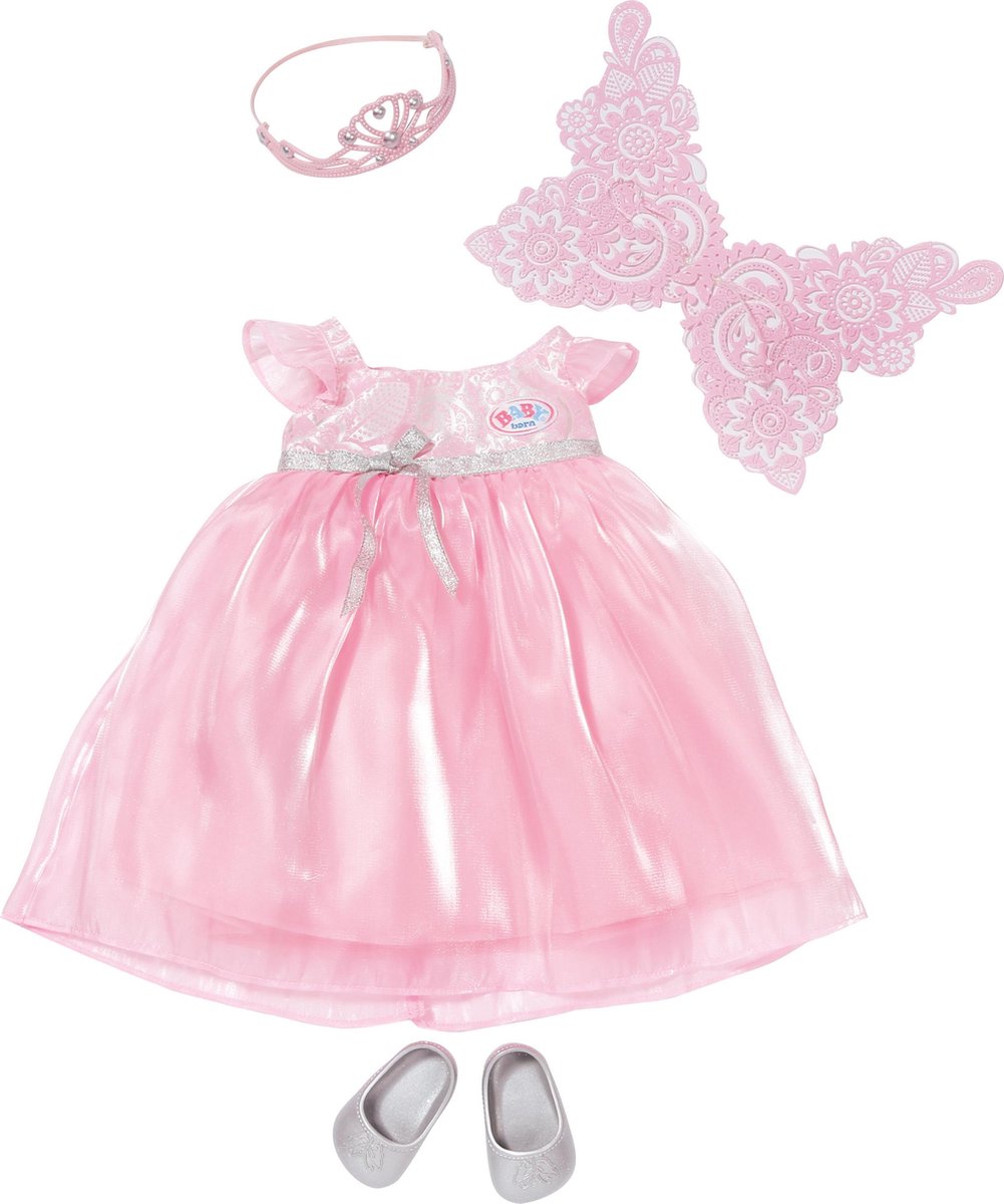 BABY born Feeenjurk Donkerroze Poppenkleertjes bol