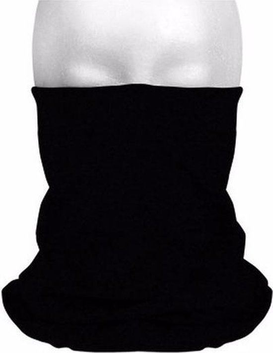 Multifunctionele morf sjaal zwart - Merkloos