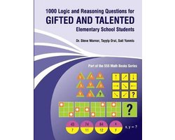 Omslag van 1000 Logic and Reasoning Questions for Gifted and Talented Elementary School Students