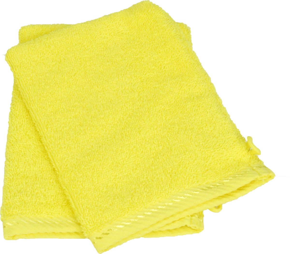 Towelzz™ ARTG Towelzz® Set van 10 Washandjes 16 x 22 cm Washandje 100% Katoen 500 gr m2 Geel BRIGHT YELLOW