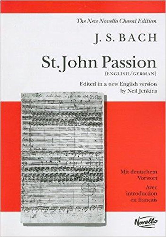 St. John Passion - cover