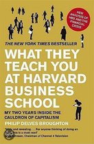 What They Teach You At Harvard Business School