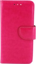 Xssive Hoesje voor Sony Xperia X Compact - Book Case - geschikt voor pasjes - pink