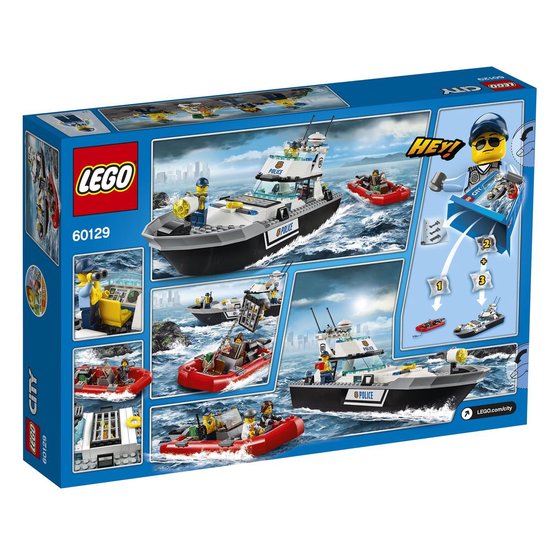 LEGO City Politie Patrouilleboot - 60129 | bol.com