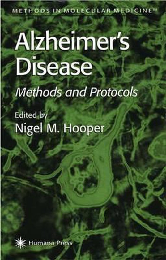 Methods in Molecular Medicine- Alzheimer's Disease - cover