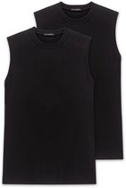 Schiesser American Heren Onderhemd - 2-pack - Zwart - Maat M