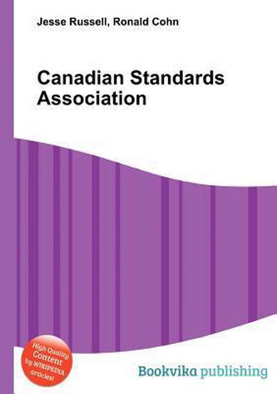 Canadian Standards Association 9785511021294 Boeken