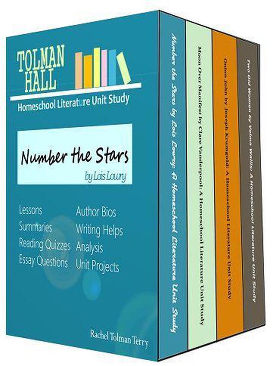 Tolman Hall - Literature Unit Study Box Set (4 Complete Unit ... - cover
