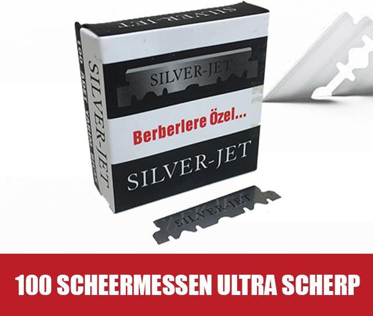 Silver Jet Professional - Enkel Scheermes - Single Blades - Enkel  Scheermesjes - 100... | bol.com