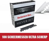 Silver Jet Professional - Enkel Scheermes - Single Blades - Enkel Scheermesjes - 100 Mesjes