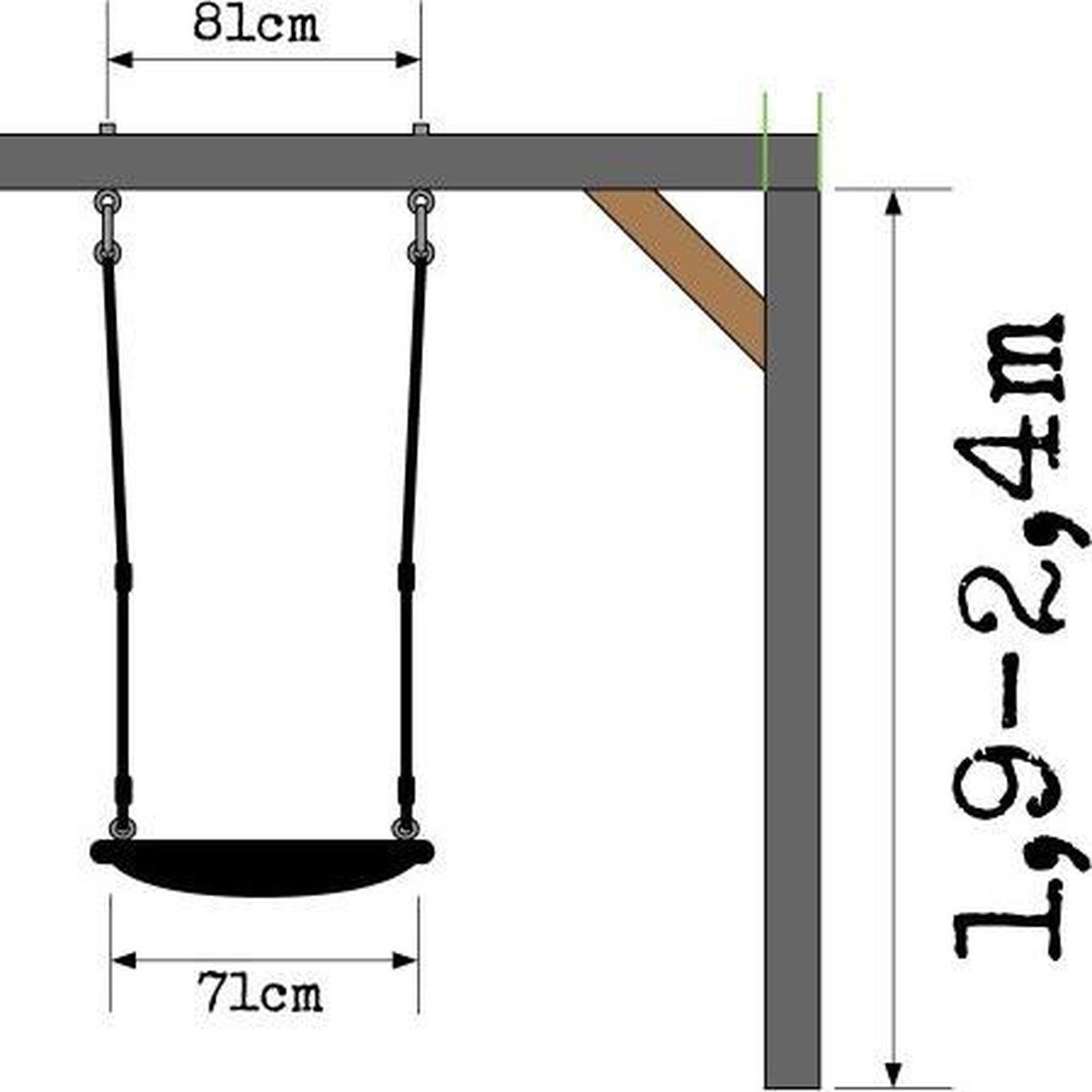 KBT Sampa nestschommel — afbeelding 3