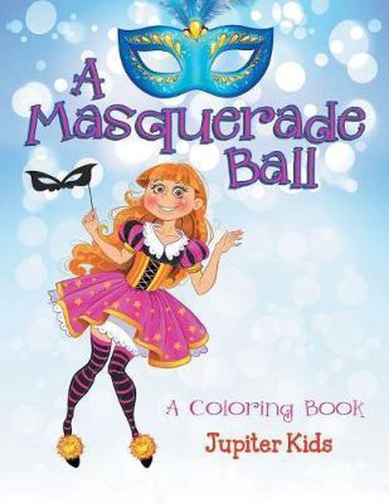 A Masquerade Ball (A Coloring Book) - cover