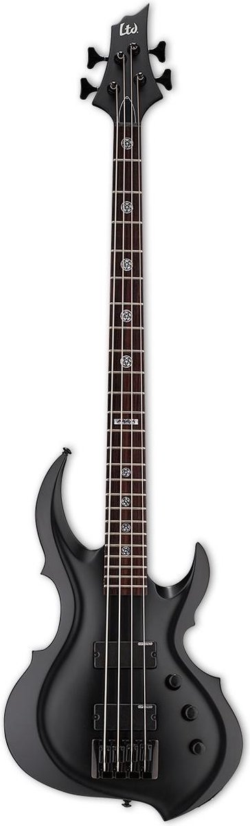 ESP LTD TA-204FRX Black Satin 4-snarige basgitaar