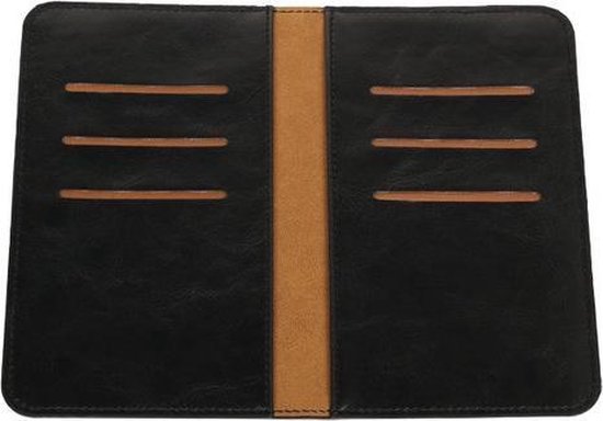 Portefeuille noir Pull-up Medium Pu pour Samsung